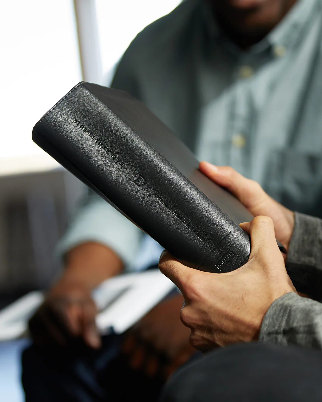 He Reads Truth Bible, Black LeatherTouch - Image 10