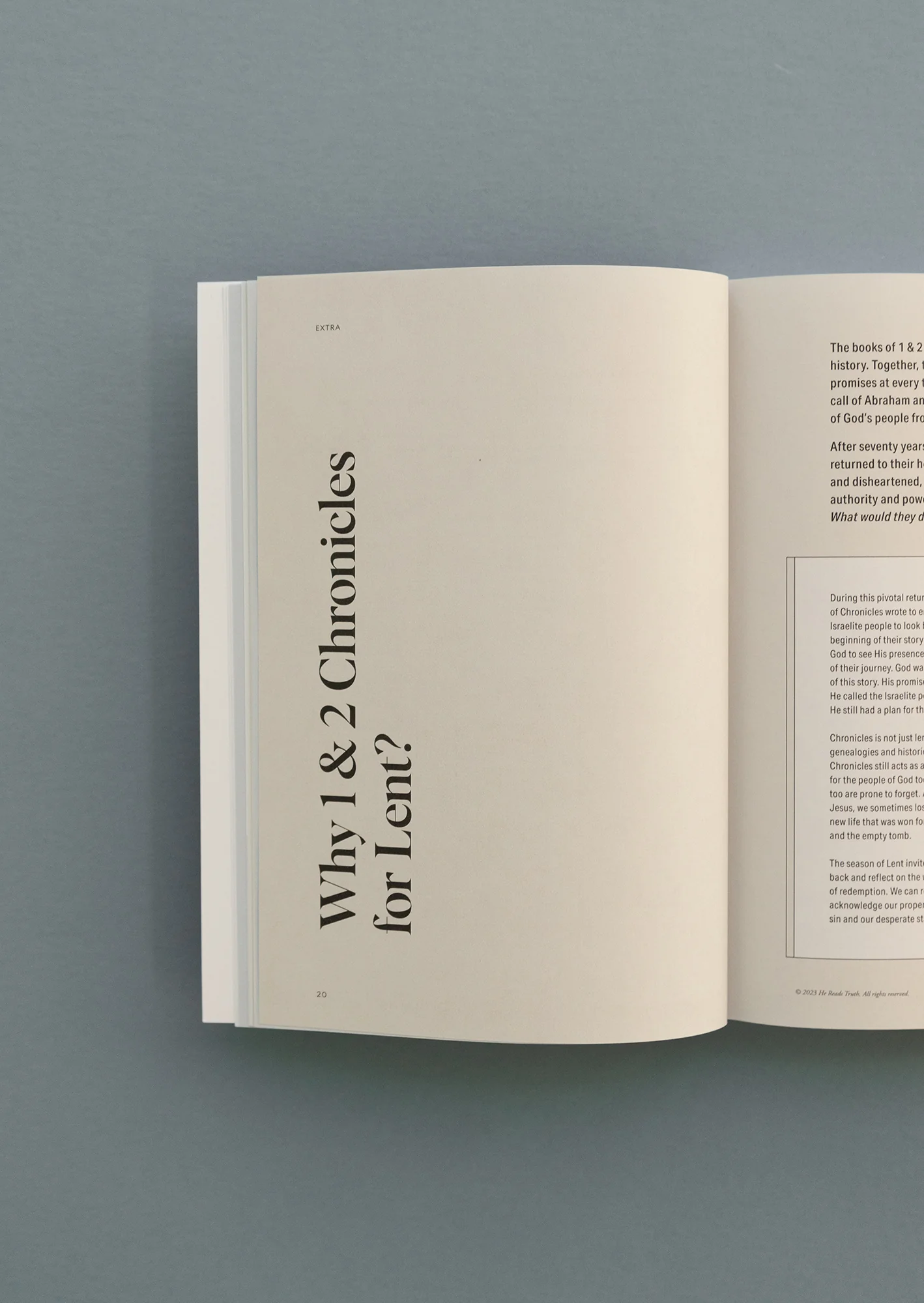 1 & 2 Chronicles (Lent 2023) Men's Reading Guide - Image 3